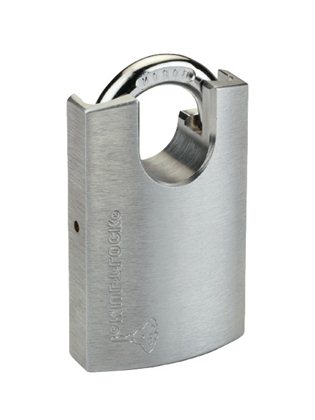 PADLOCK High Security Mul-T-Lock Garrison G10 Open & Closed Shackle C/W 2 Keys 